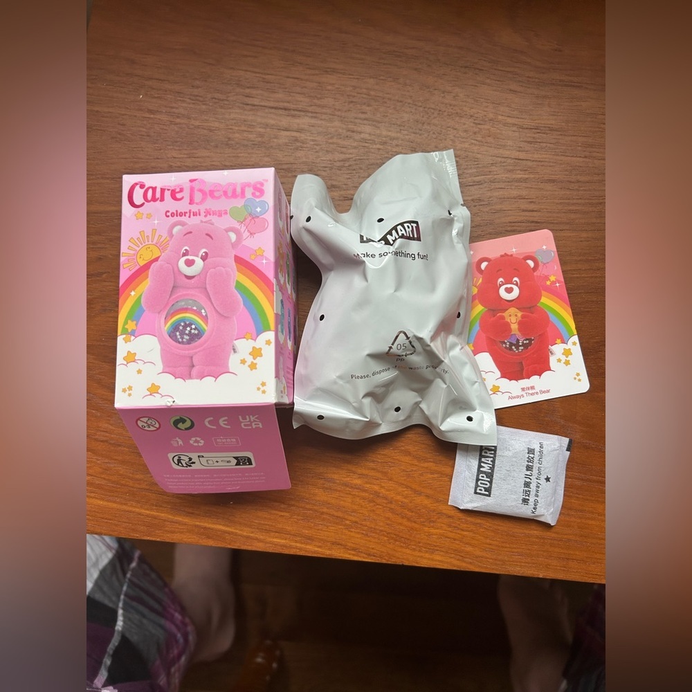 Always Care Bear  authentic Pop Mart Box